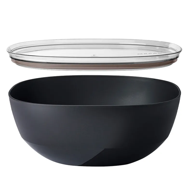 Mepal Silueta serveringskål m. låg nordic black 5 liter