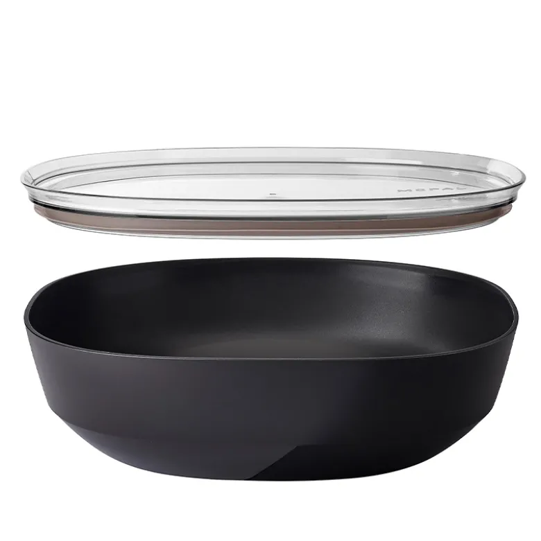 Mepal Silueta serveringsskål m. låg nordic black 4 liter
