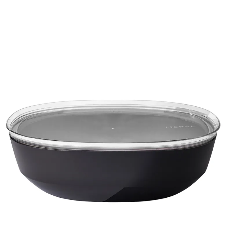 Mepal Silueta serveringsskål m. låg nordic black 4 liter