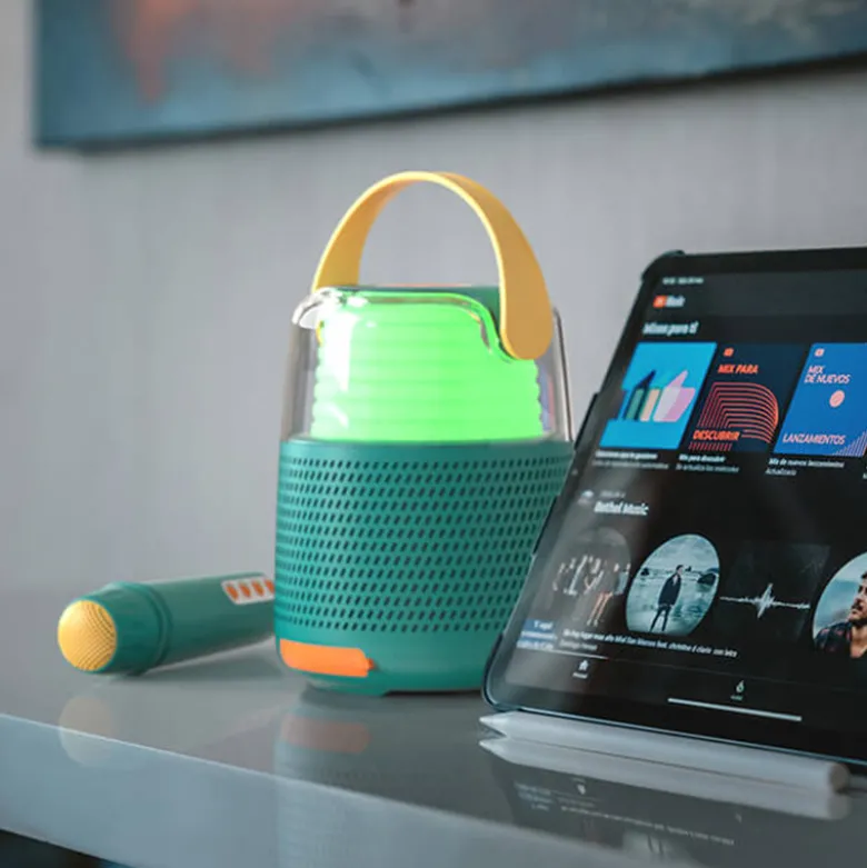 Mobility On Board karaoke højttaler KS-80 LED blå
