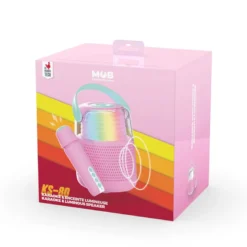 Mobility On Board karaoke højtTaler KS-80 LED pink