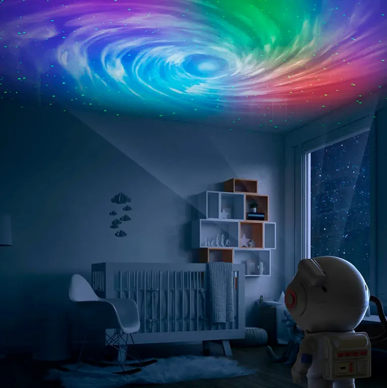 MOBILITY ON BOARD Stellar Light astronaut projektor hvid