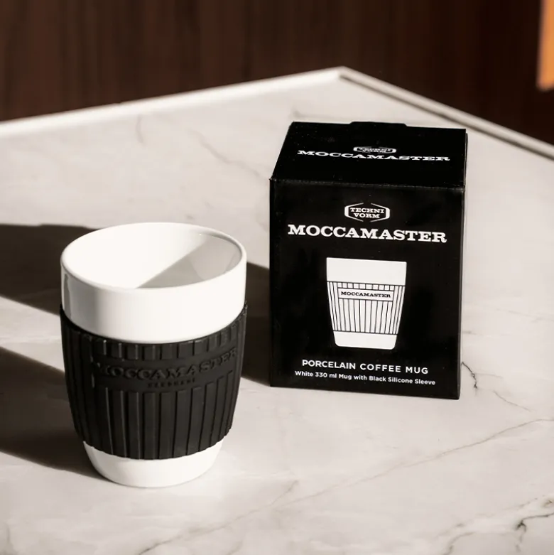 Moccamaster krus med silikonegreb sort 33 cl