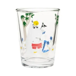 Moomin Arabia drikkeglas på ferie 22 cl