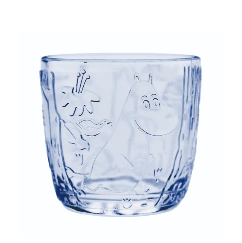 Moomin Arabia glas aqua blå 28 cl 2 stk.