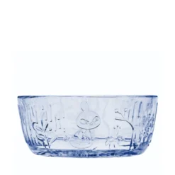 Moomin Arabia glasskål aqua blå 35 cl