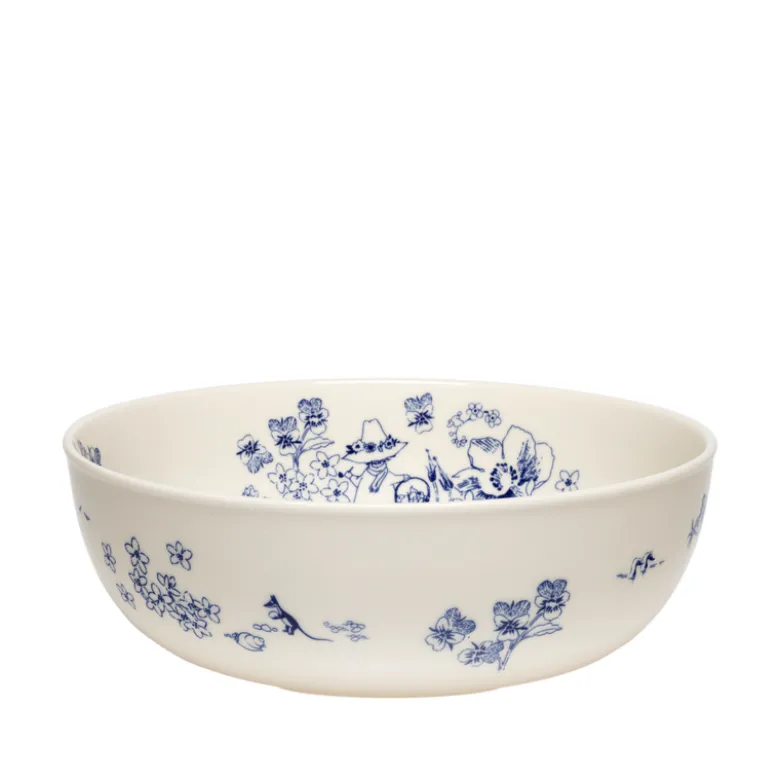Moomin Arabia Haru serveringsskål hvid Ø 28 cm