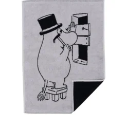 Moomin Arabia håndklæde Mummifar 50x70 cm lysegrå