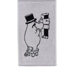 Moomin Arabia håndklæde Mummifar 30x50 cm lysegrå