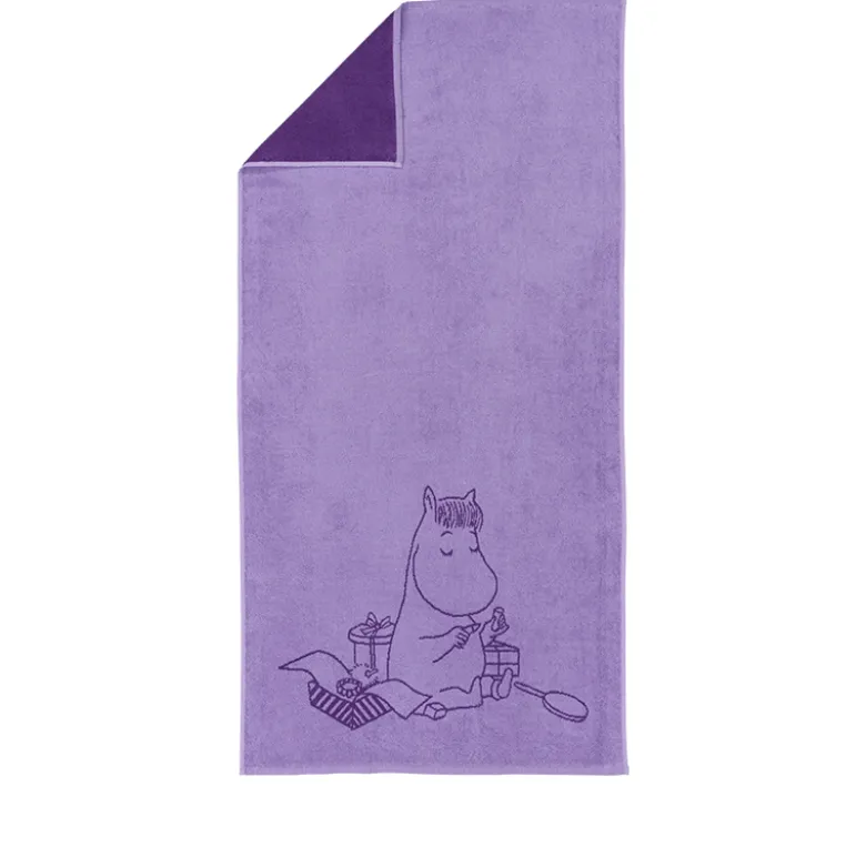 Moomin Arabia håndklæde Snorkfrøken 70x140 cm lilla
