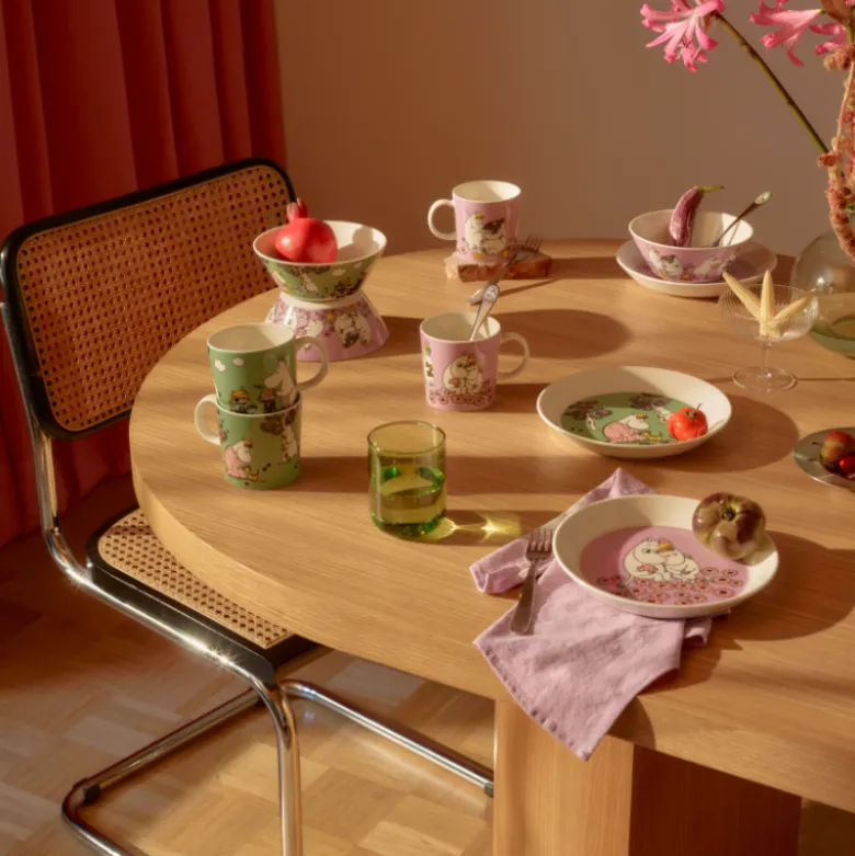 Moomin Arabia Kærester skål lyselilla Ø 15 cm