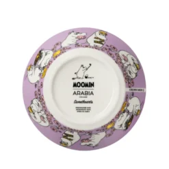 Moomin Arabia Kærester skål lyselilla Ø 15 cm