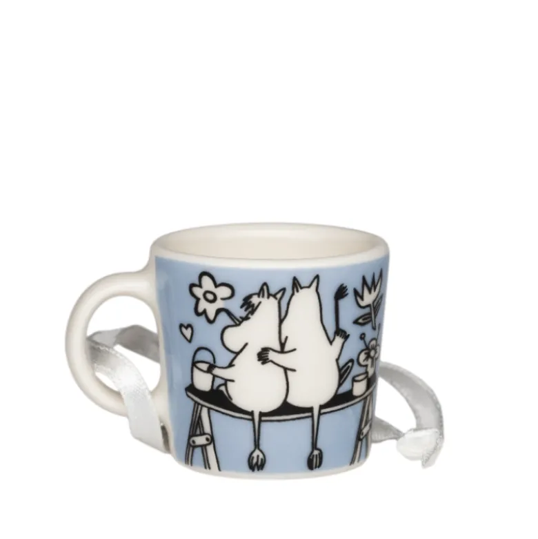 Moomin Arabia Kærlighed lyseblå minikrus