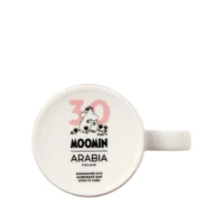Moomin Arabia Kærlighed 30 års jubilæums krus lyserød 30 cl