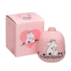 Moomin Arabia Kærlighed 30 års jubilæums vase lyserød 8,3 cm