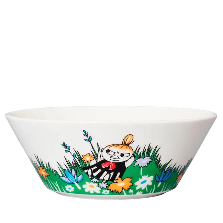 Moomin Arabia Lille My på engen skål hvid 15 cm