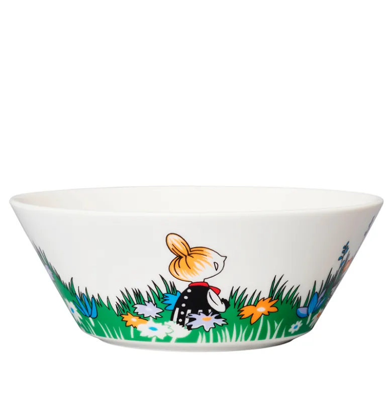 Moomin Arabia Lille My på engen skål hvid 15 cm