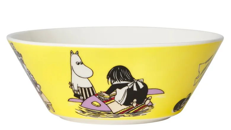 Moomin Arabia Misabel skål gul 15 cm