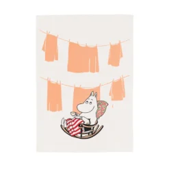 Moomin Arabia Moomin mor viskestykke orange 50x70 cm