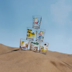 Moomin Arabia Mumi drikkeglas multifarvet 22 cl