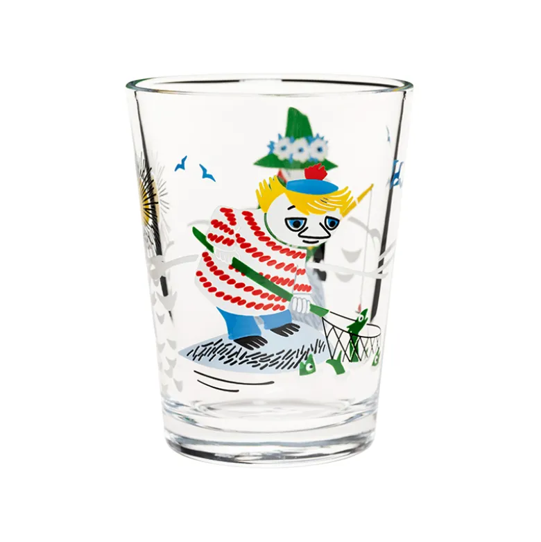 Moomin Arabia Mumi drikkeglas multifarvet 22 cl