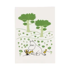 Moomin Arabia Mumitrold viskestykke grøn 50x70 cm