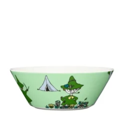 Moomin Arabia Mumrikken skål lysegrøn 15 cm