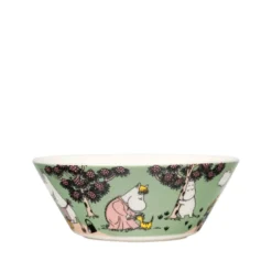 Moomin Arabia Omsorg skål lysegrøn Ø 15 cm
