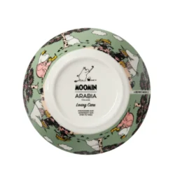 Moomin Arabia Omsorg skål lysegrøn Ø 15 cm
