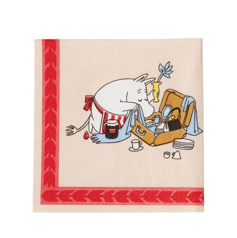 Moomin Arabia pakke med papirserviet 33 cm