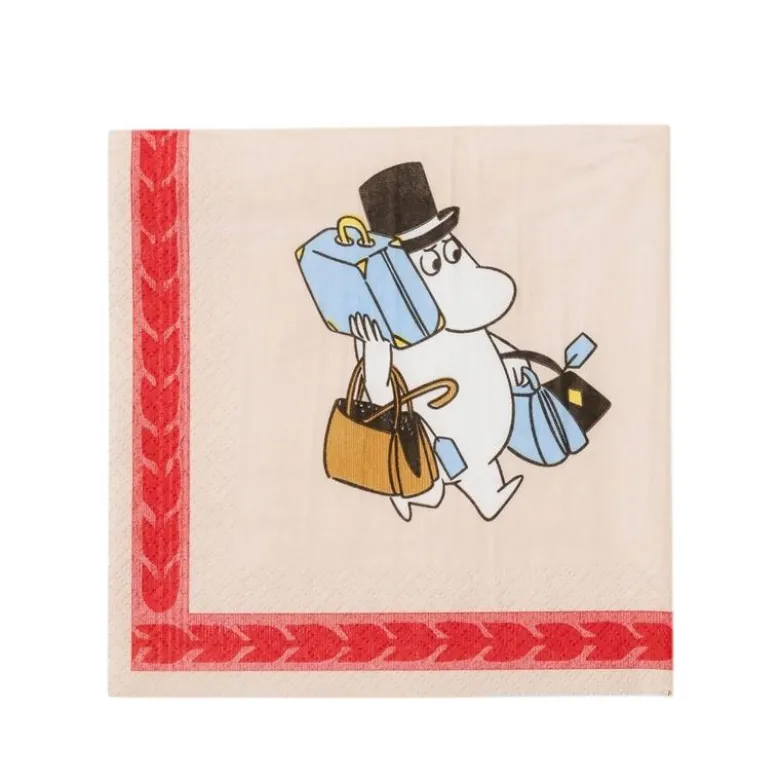 Moomin Arabia pakke med papirserviet 33 cm