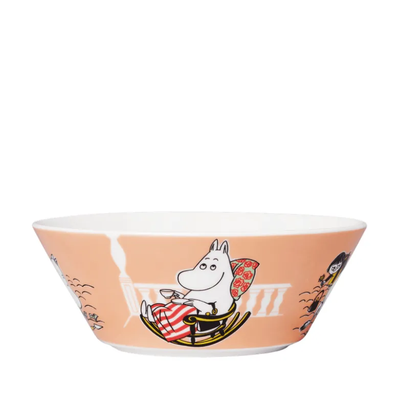 Moomin Arabia skål beige 15 cm