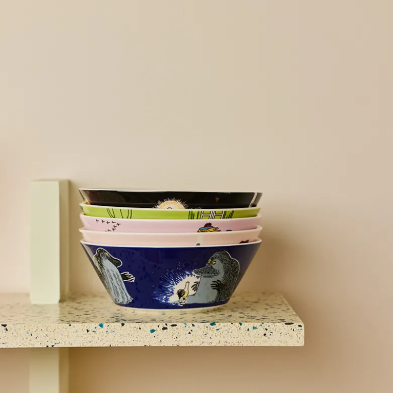 Moomin Arabia skål mørkeblå 15 cm