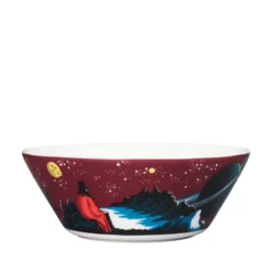Moomin Arabia skål rød 15 cm
