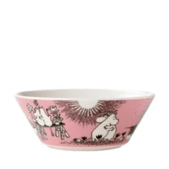 Moomin Arabia skål rosa 15 cm