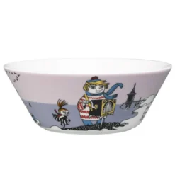 Moomin Arabia skål Tooticky lyselilla 15 cm