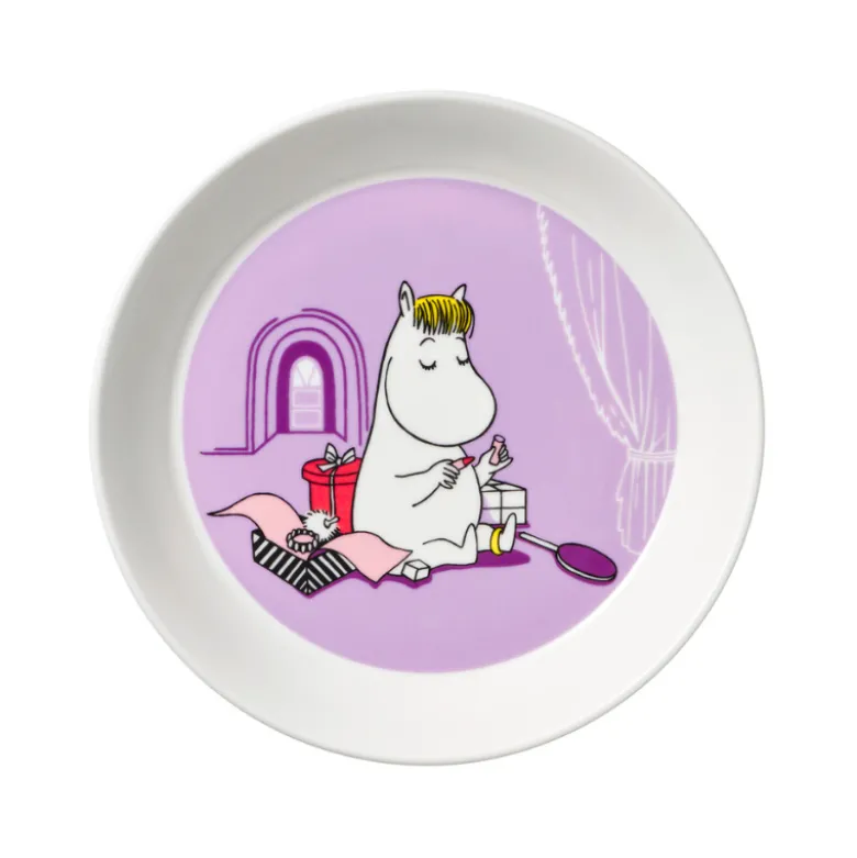Moomin Arabia Snorkfrøken tallerken lilla 19 cm