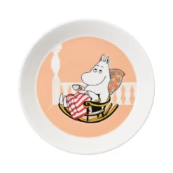 Moomin Arabia tallerken mumimor orange 19 cm