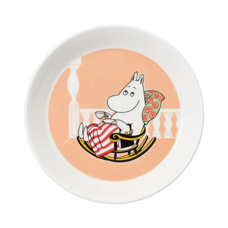 Moomin Arabia tallerken mumimor orange 19 cm