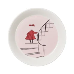 Moomin Arabia tallerken Ninni rosa 19 cm