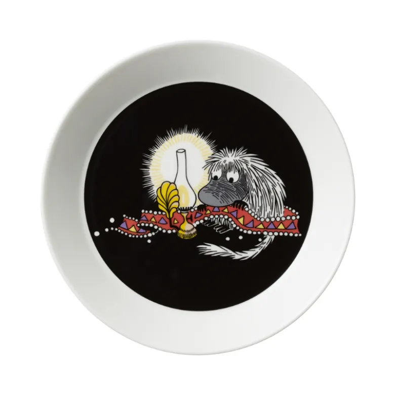 Moomin Arabia tallerken sort 19 cm