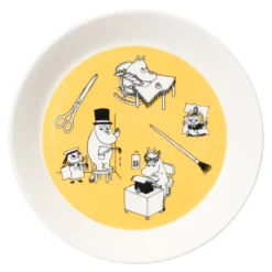 Moomin Arabia tallerkensæt kontor & vinternat 2 stk.
