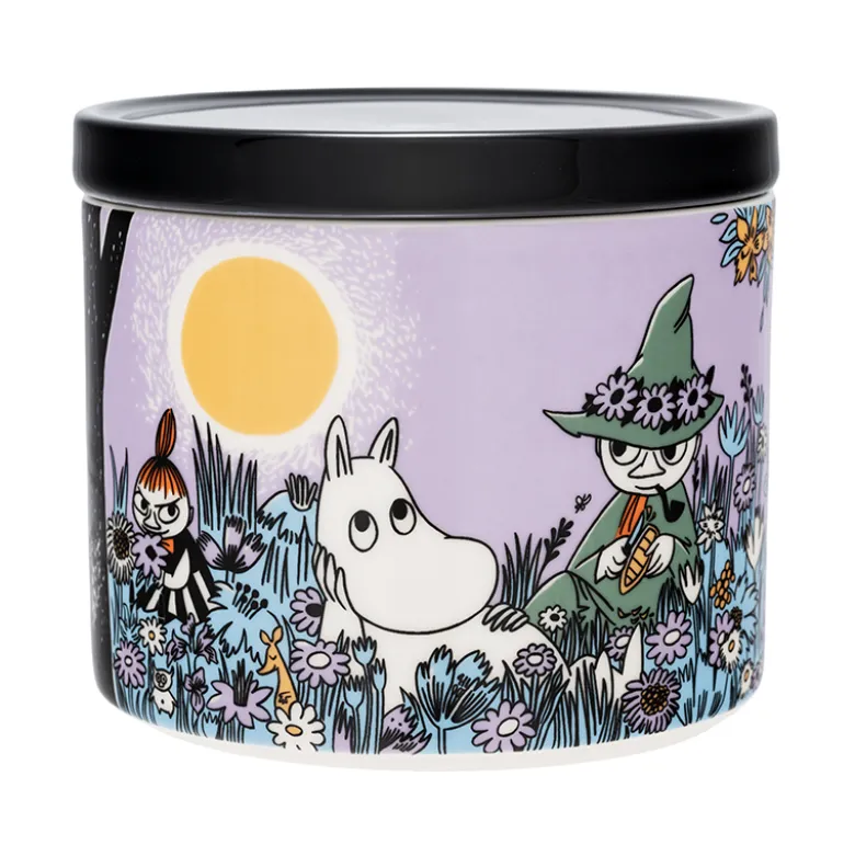 Moomin Arabia Venner for evigt kagedåse lilla 0,7 liter