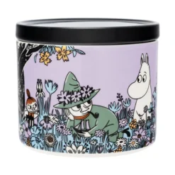 Moomin Arabia Venner for evigt kagedåse lilla 0,7 liter