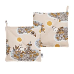 Moomin Arabia Venner for evigt grydelapper beige 2 stk.