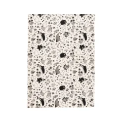 Moomin Arabia viskestykker sort 2 stk. 50x70 cm
