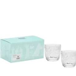 Moomin Iittala drikkeglas klar 28 cl 2 stk.