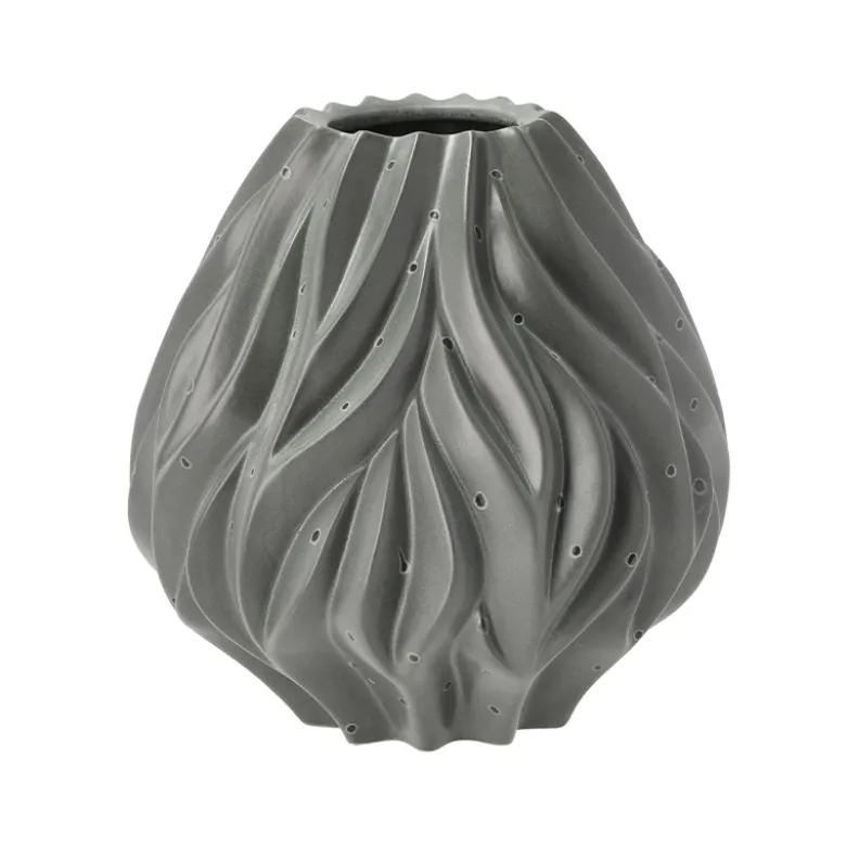 Morsø Flame vase grå 19 cm