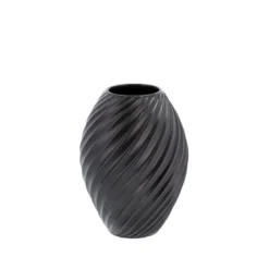 Morsø River vase sort 21 cm