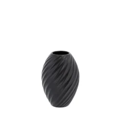 Morsø River vase sort 16 cm